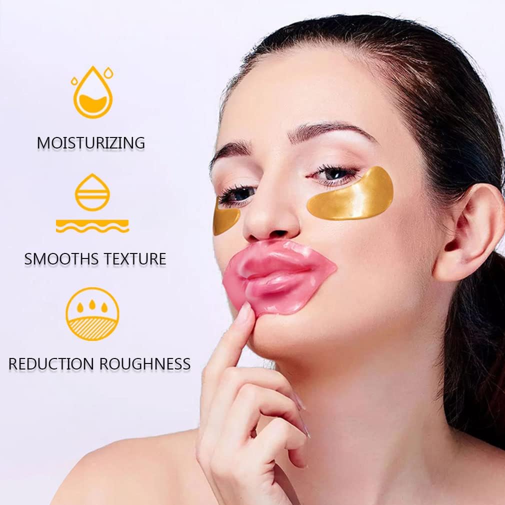 30 Pairs Lip Mask & Eye Mask, Bachelorette Party Favors, Bridesmaid Gifts Eakroo