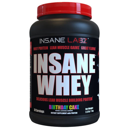 Insane Labz Insane Whey,100% Muscle Building Whey Protein, Post Workout, BCAA Amino Profile, Mass Gainer, Meal Replacement, 60 Srvgs, (Chocolate)