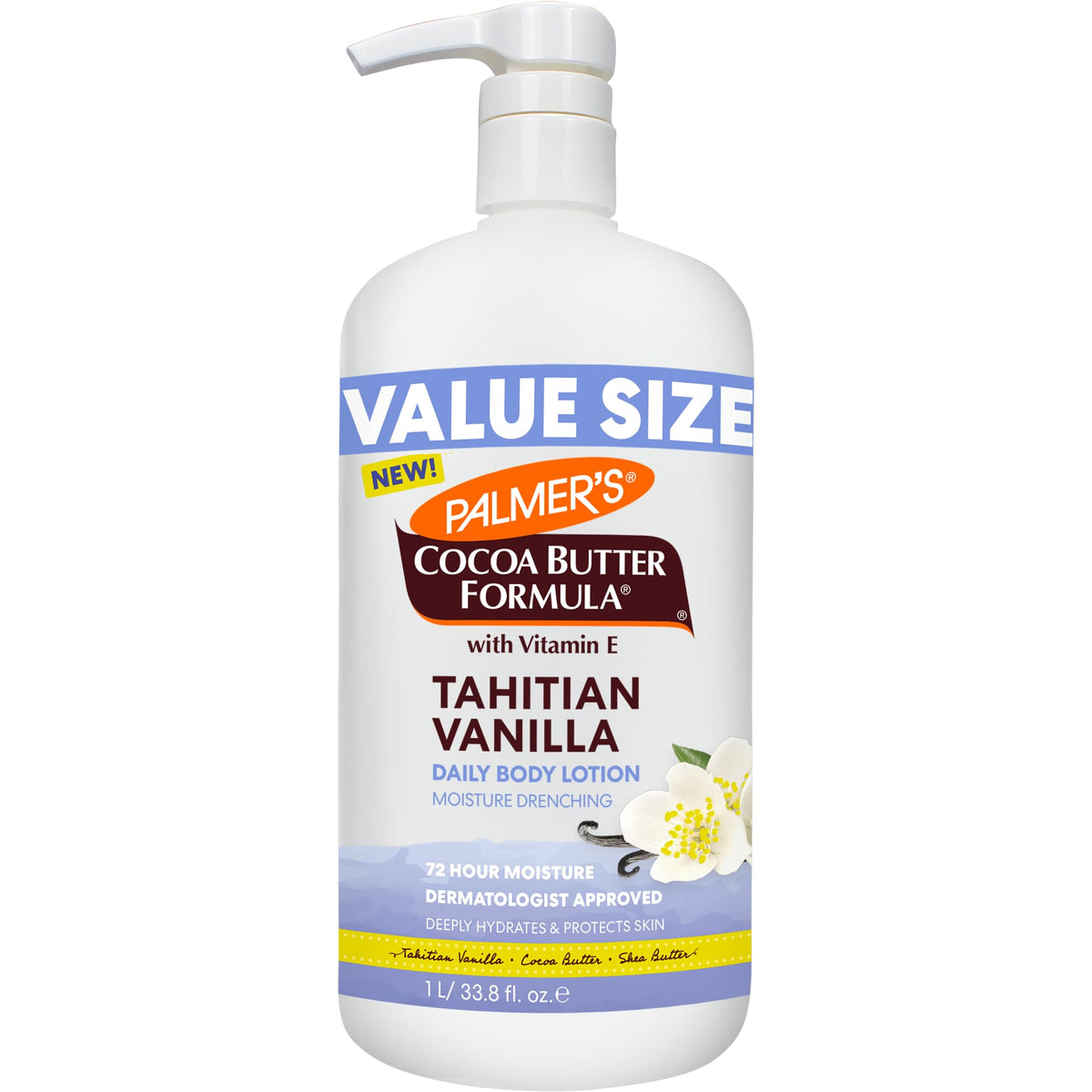 Palmer's Tahitian Vanilla Body Lotion with Cocoa Butter (33.8 Fl Oz) Palmer's