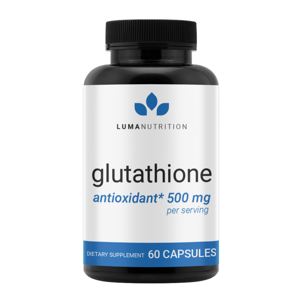Luma Nutrition Premium Glutathione Supplement - 500mg - L-Glutathione - Antioxidant Support Luma Nutrition