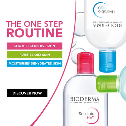 Bioderma - Hydrabio H2O - Micellar Water - Cleansing and Make-Up Removing - for Dehydrated Sensitive Skin , 16.91 Fl Oz (Pack of 1) Bioderma