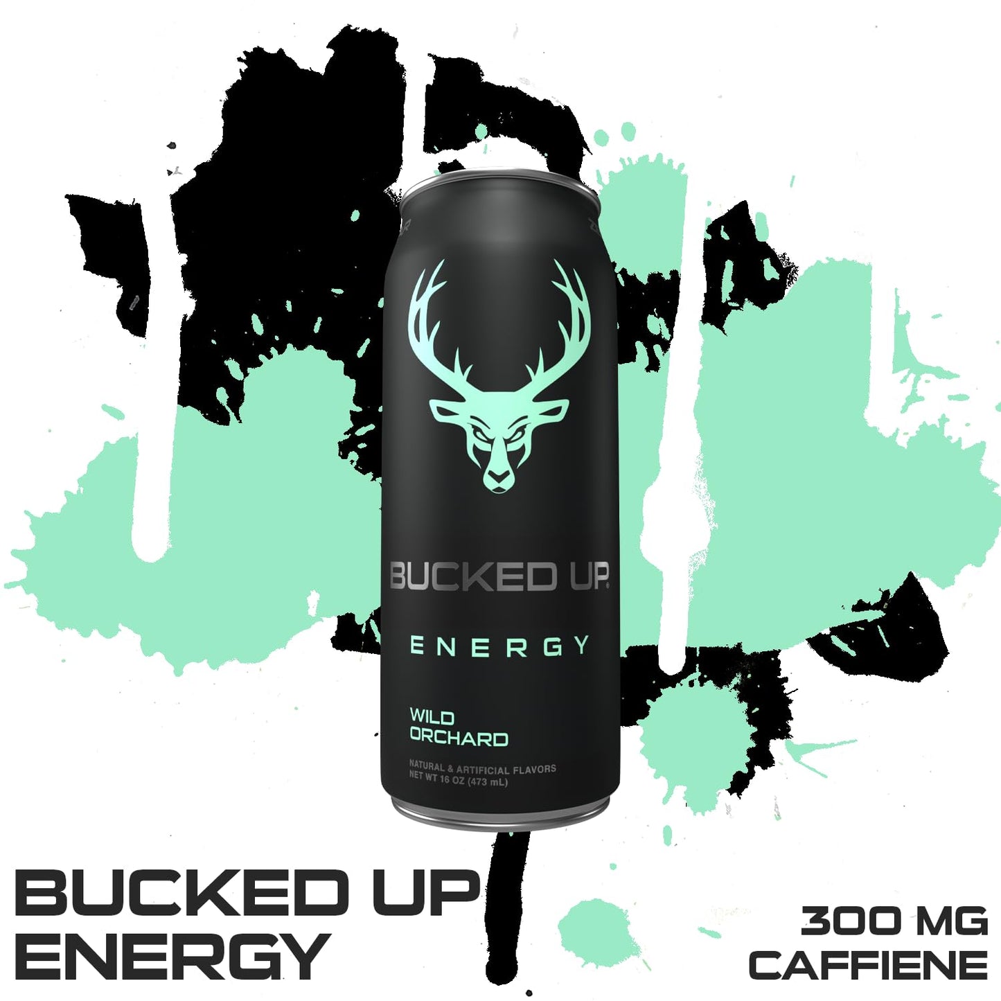 Bucked Up Energy Drink 300mg (Blood Raz) (12 CT)