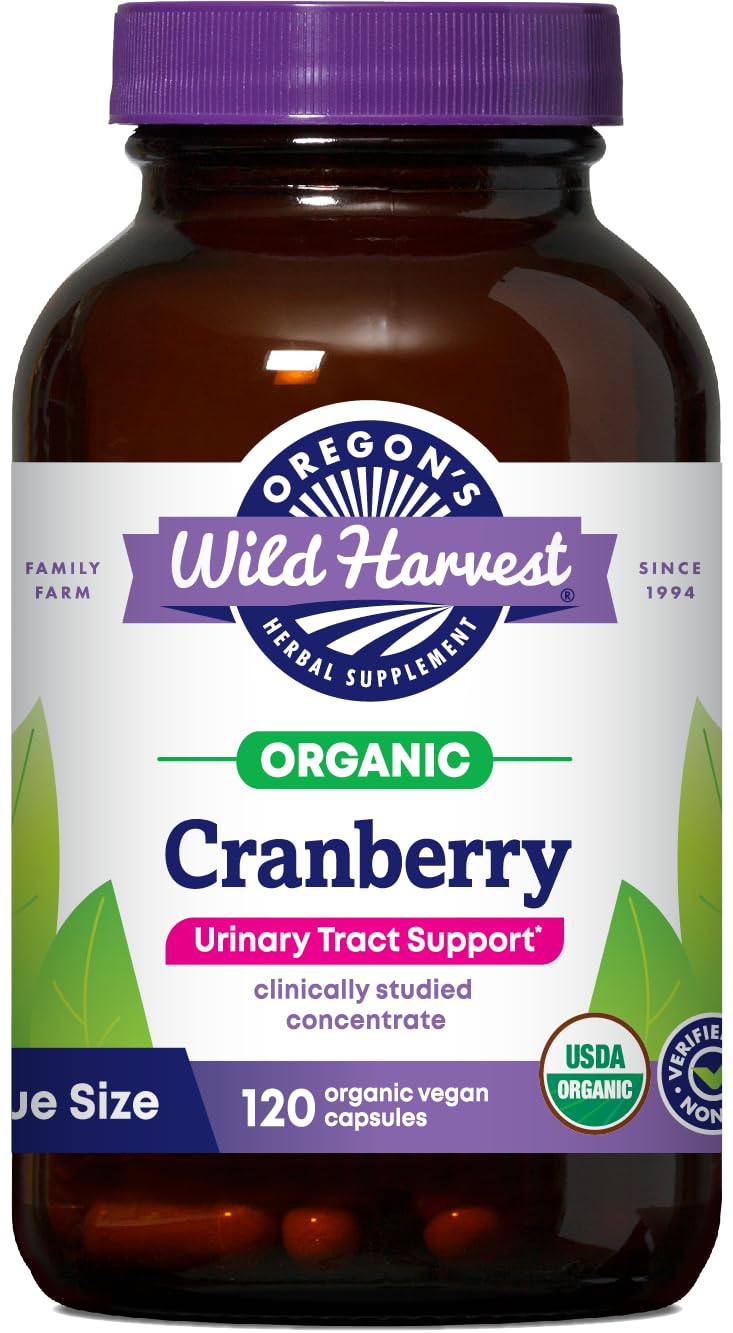 Oregon's Wild Harvest Cranberry Organic Non-GMO Supplement Urinary Tract Support Gsupps Australia
