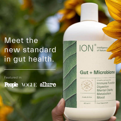 ION* Intelligence of Nature Gut Support Liquid Supplement - Gut & Digestive Health Liquid Drops, Cleanse & Detox with Humic Extract ION* Intelligence of Nature