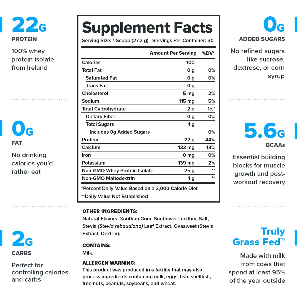 LEGION Whey+ Vanilla Whey Isolate Protein Powder from Grass Fed Cows - Low Carb LEGION buy australia supplements