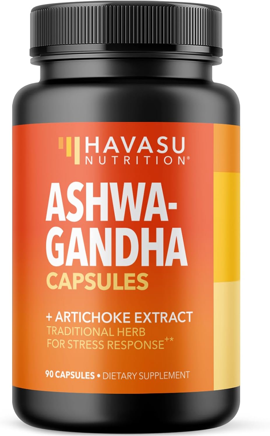 Ashwagandha 1000mg Per Serving with Artichoke Extract, 45 Servings | Ashwagandha Capsules for Stress, Mood and Energy Support, Adaptogenic Herbal Support for Adults, Vegan, Non-GMO, 90 Count Gsupps Australia