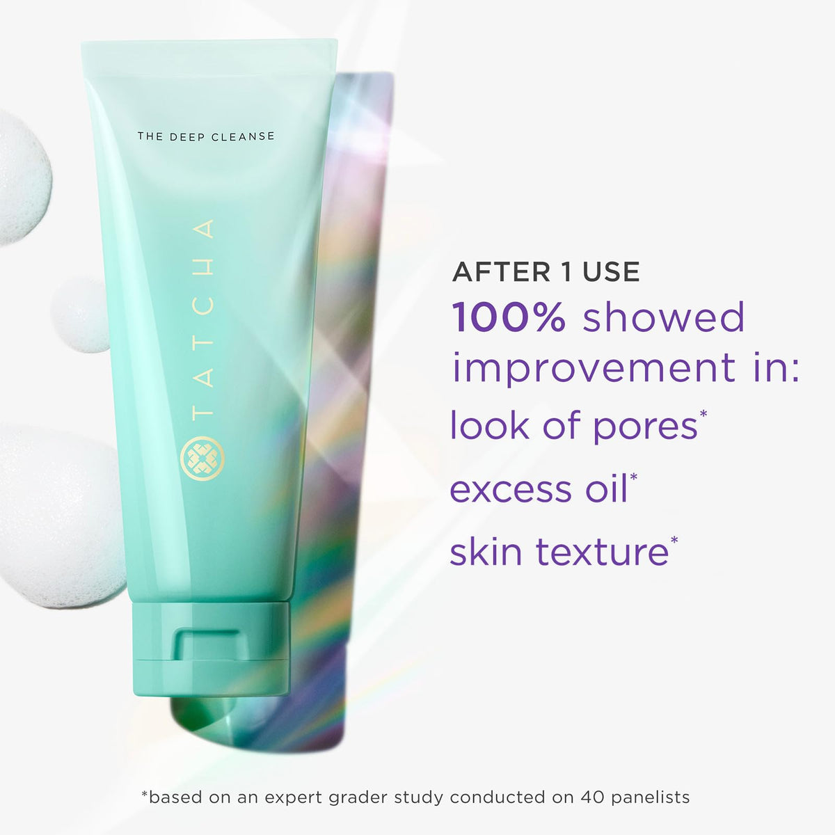 TATCHA The Deep Cleanse, Gentle Exfoliating Face Wash with Wild Rose TATCHA
