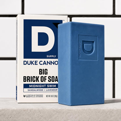 Duke Cannon Midnight Swim Big Brick of Soap for Men - 10 oz Duke Cannon Supply Co.