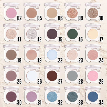 FeiCuiYun Glitter Shimmer Sparkle Eye Shadow Palette Makeup for Older Women, Pearl White Silver Glitter Shimmer Metallic Holographic Iridescent Cream Iridescent Single Monochrome Eyeshadow Makeup, 11 FeiCuiYun