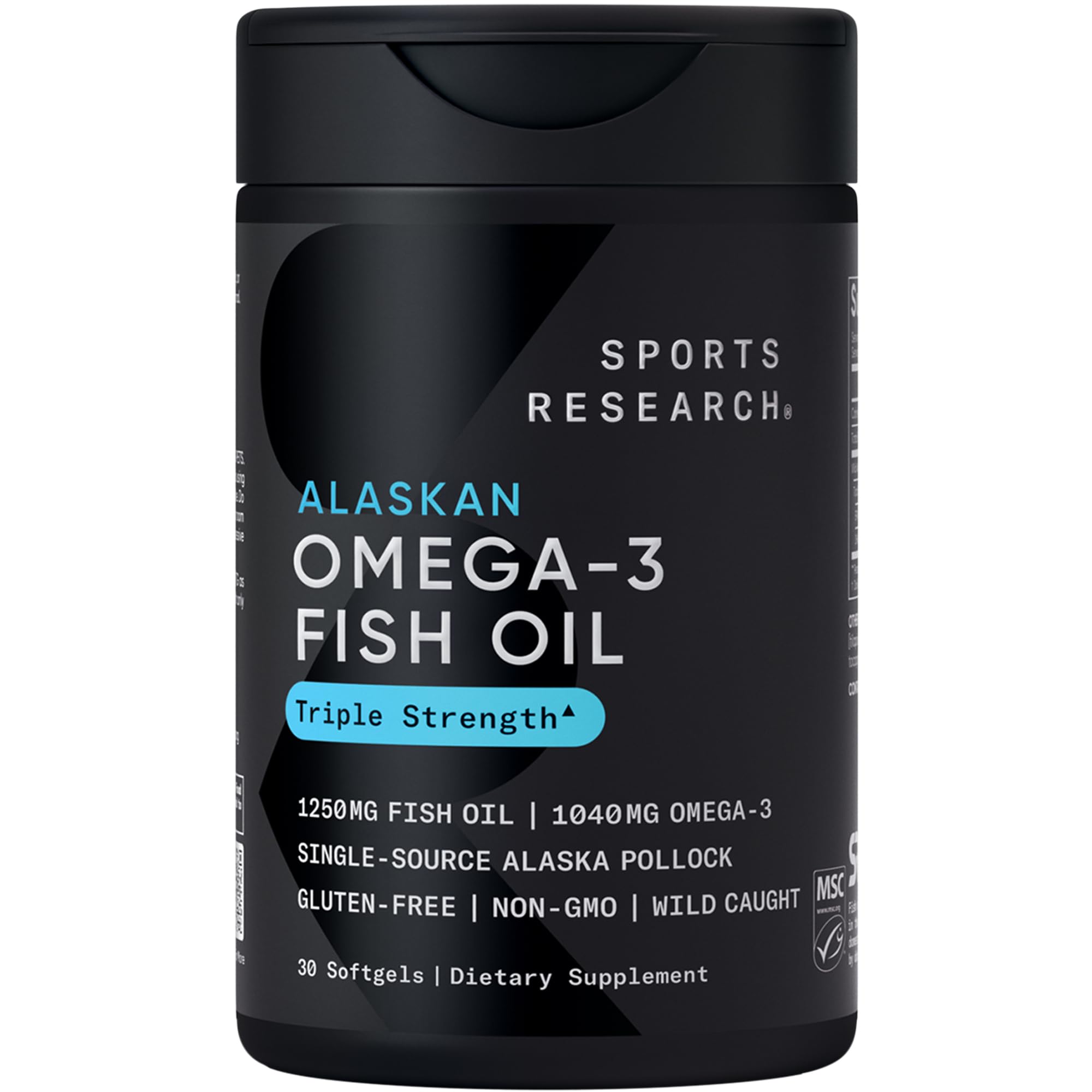 Sports Research® Cognitive Health Support Pack - Triple Strength Omega 3 Fish Oil EPA DHA Fatty Acids from Wild Alaskan Pollock & Magtein Magnesium L-Threonate Sports Research buy supplements Au