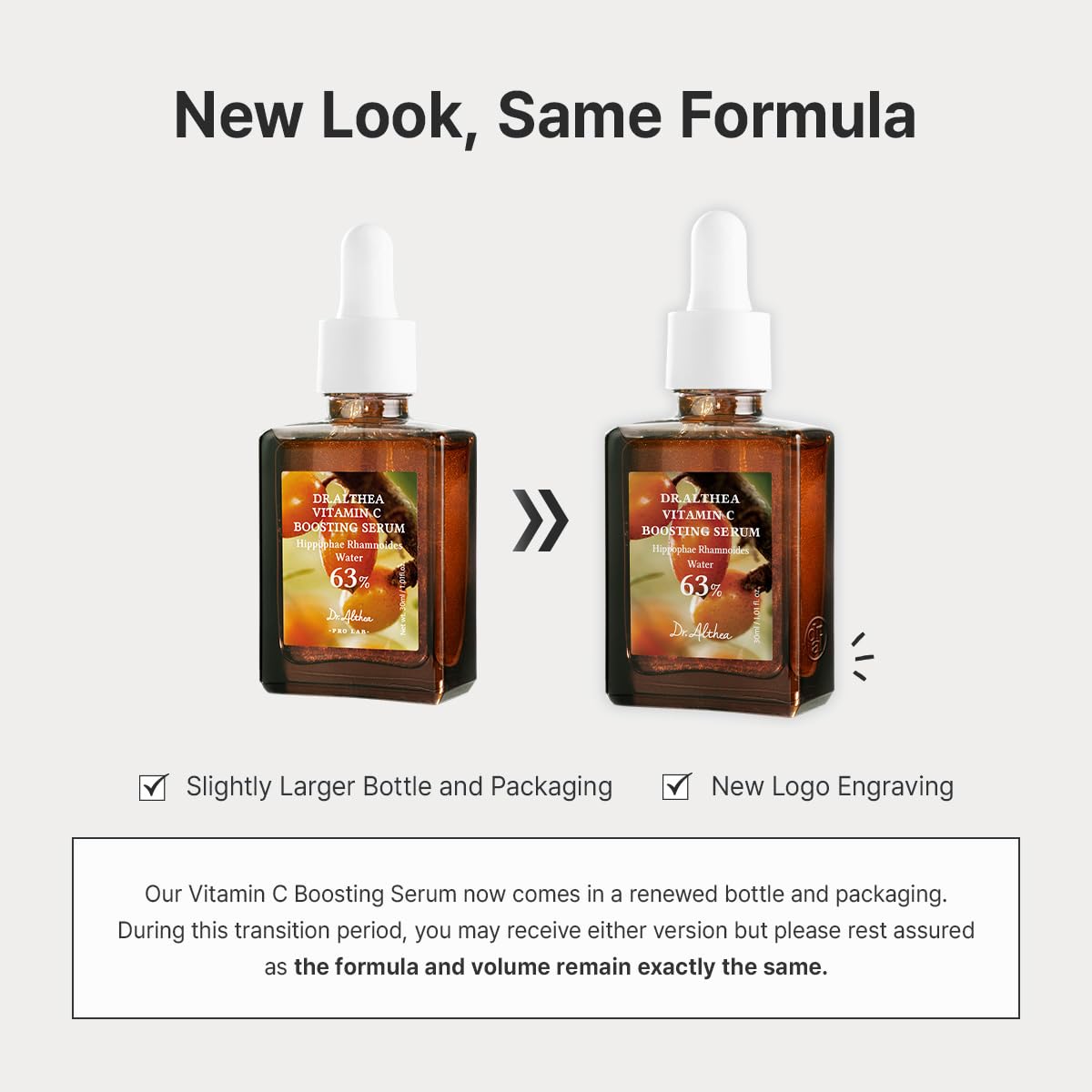 Dr.Althea Vitamin C Boosting Serum | Daily Facial Serum with TRANEXAMIC ACID for All Skin Types | Helps Remove Dark Spots & Uneven Skin Tone | Korean Vegan Skin Care (Vitamin C Boosting RENEWED) Dr.Althea