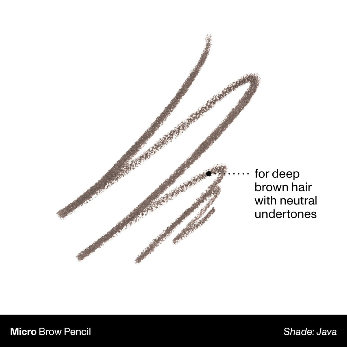 Morphe Micro Dual Eyebrow Pencil - Dual-Ended Brow Pencil Featuring a Retractable, Ultra-Precise, Pointed Tip - Richly Pigmented, Smooth-Gliding, Long-Lasting Wax Formula - Java (0.003 oz) MORPHE