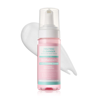 Dr.Melaxin Melting Bubble Foaming Cleanser - Micellar Makeup Remover Face Wash with Calamine and Niacinamide, No Double Cleansing Needed, Gentle Foam Cleanser for Sensitive Skin, K-Beauty Dr.Melaxin