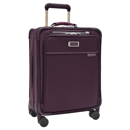 Briggs & Riley Essential 22" Carry On Expandable Spinner - Luggage for Travel, Suitcases with Wheels, Softside Rolling Bag for Men & Women, Self-Repairing Zipper - Baseline Collection, Black Gsupps Australia
