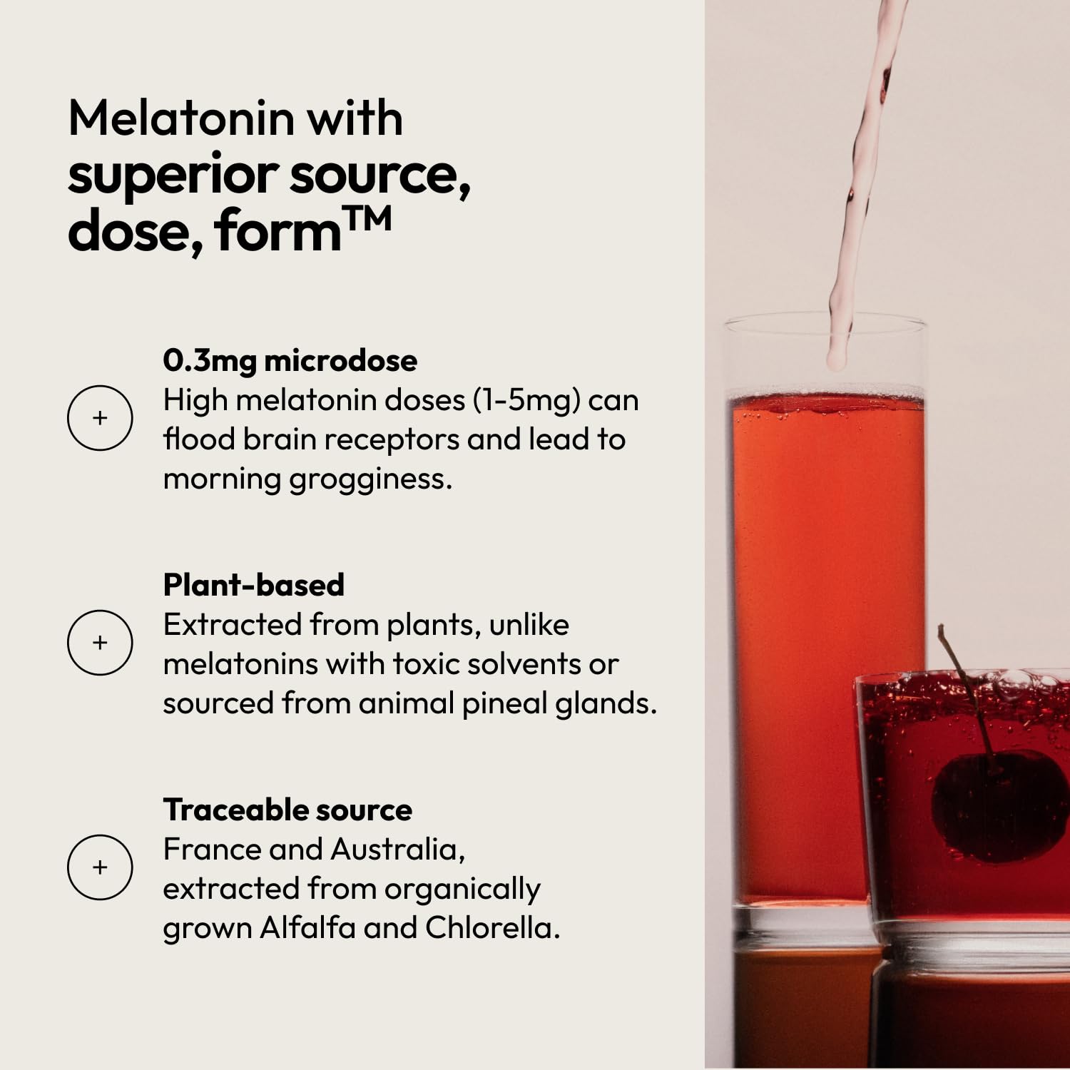 Moon Juice Sleepy Magnesi-Om - Sleep Supplement Powder with Magnesium Glycinate, L-Theanine & Plant-Based Melatonin, Sugar-Free Bedtime Drink Mix for Deep Sleep w/o Grogginess, Cherry, 35 Servings Moon Juice buy australia supplements