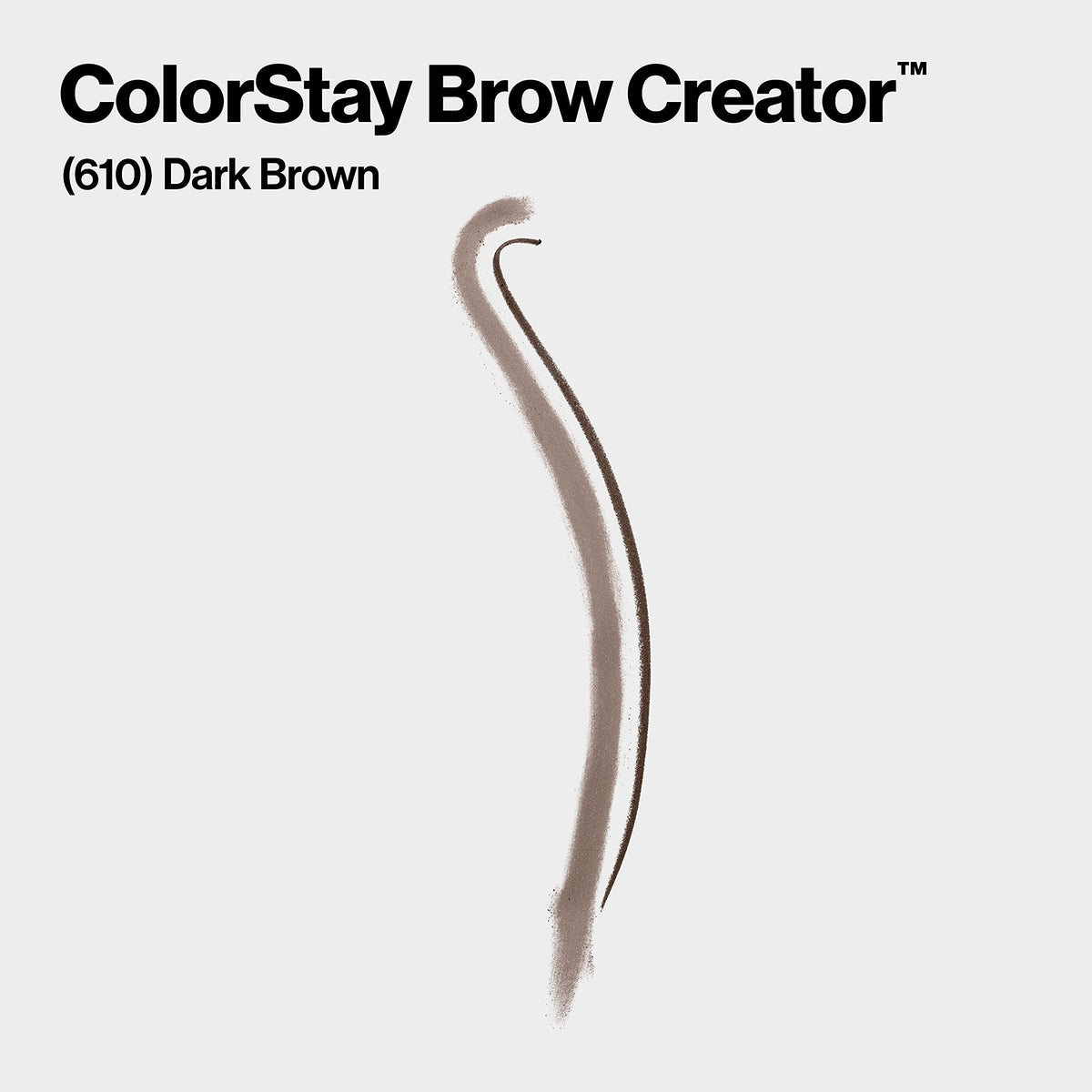 Revlon ColorStay Brow Creator, 610 Dark Brown, 0.003 oz REVLON