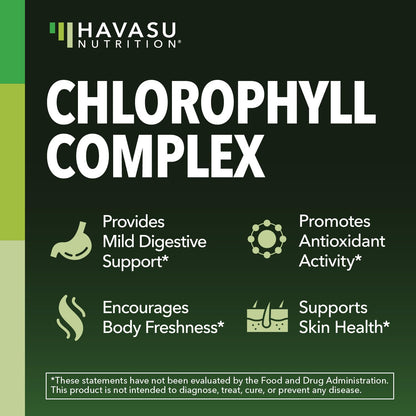 Chlorophyll Pills for Internal Cleanse & Balance, 30 Count, Internal Detox | Skin Health and Body Deodorizing Supplement with Parsley Peppermint & Lemon Extract, Vegan Non-GMO Chlorophyll Capsules Gsupps Australia