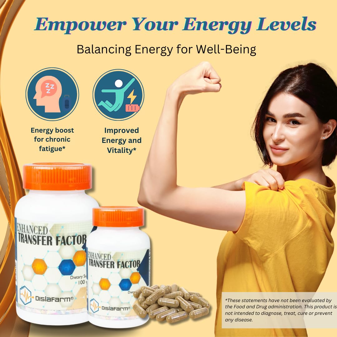 Transfer Factor Enhanced, 100 Natural Capsules, Immune Support - Transfer Factor Multi Immune from Cow Colostrum, Egg Yolk & Special Blend of Mushrooms Dislafarm buy australia supplements