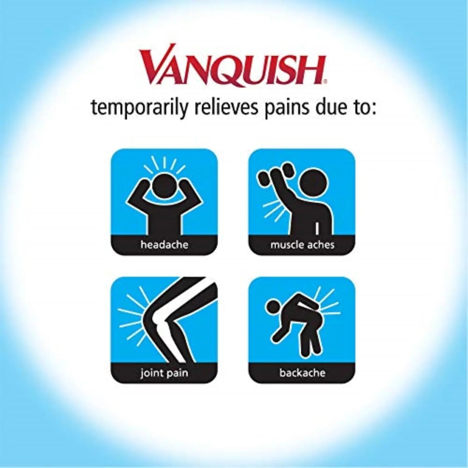 Vanquish Headache Relief, Acetaminophen, Aspirin, Caffeine, 100 Caplets, Packaging May Vary Vanquish buy australia supplements