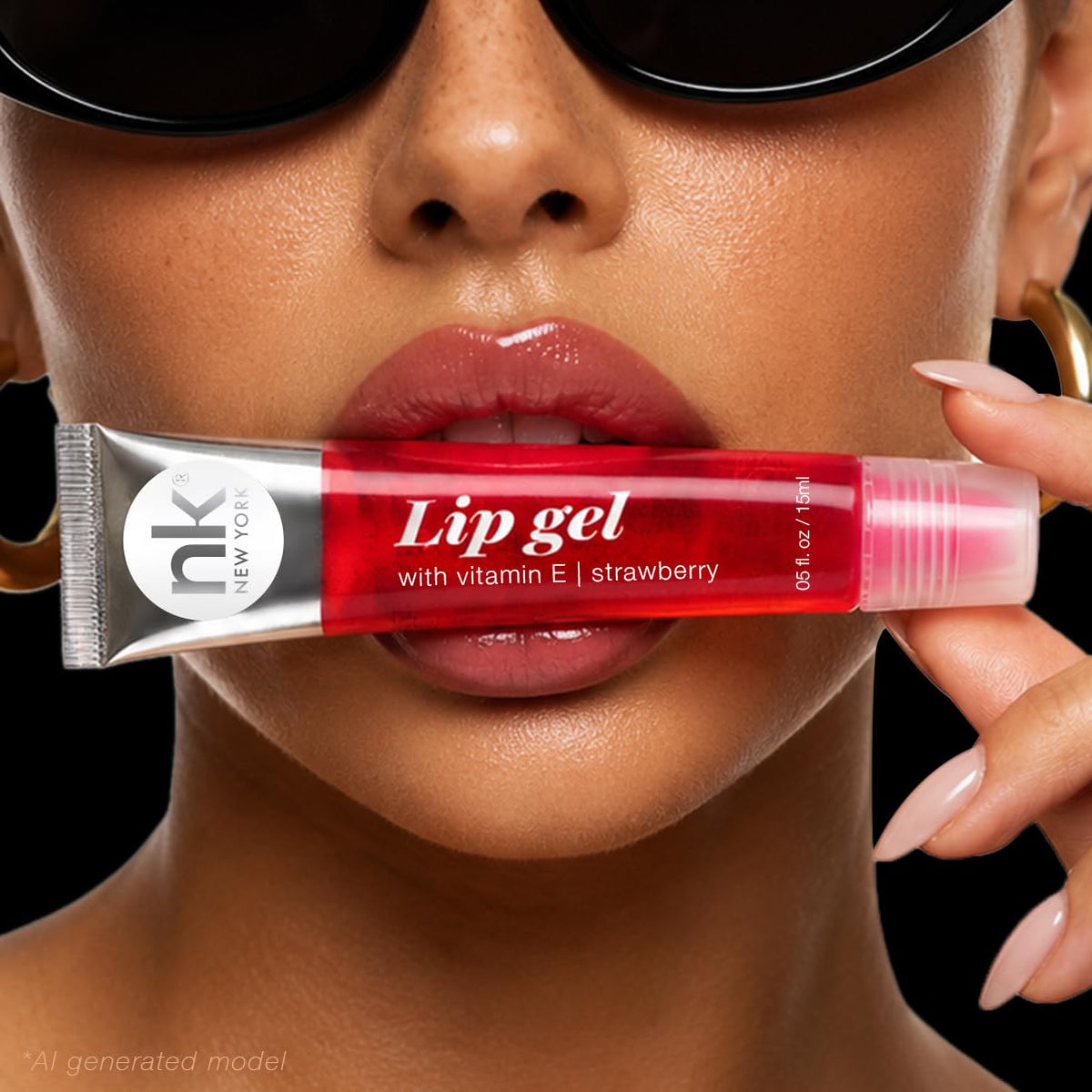 NICKA K NEW YORK, Hydrating Lip Gel Set, Assorted, Vitamin E, 5-Pack NICKA K NEW YORK