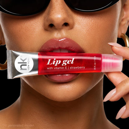 NICKA K NEW YORK, Hydrating Lip Gel Set, Assorted, Vitamin E, 5-Pack NICKA K NEW YORK