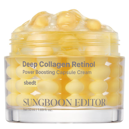 SUNGBOON EDITOR Deep Collagen Retinol Capsule Cream | For Fine Lines and Dry Skin SUNGBOON EDITOR