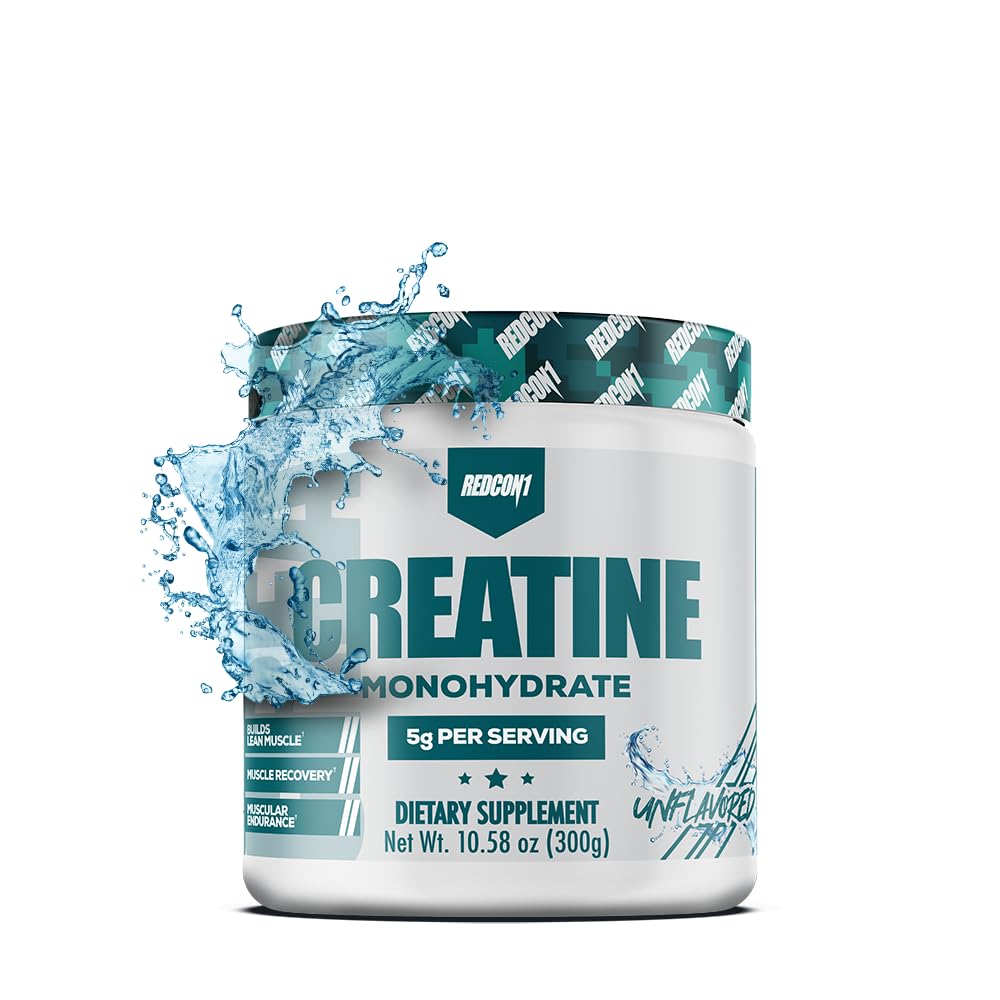 REDCON1 Creatine Monohydrate - Keto Friendly + Vegan Pre & Post Workout Supplement - Creatine Powder to Support Recovery & Athletic Performance (60 Servings) REDCON1 buy australia supplements