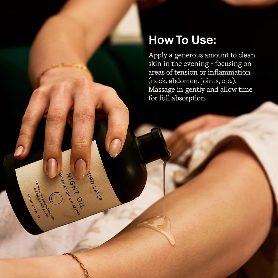 Third Layer Castor Oil Body Oil, with Magnesium, Hibiscus & Frankincense Third Layer