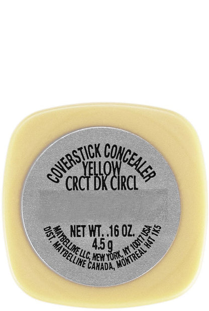 Maybelline New York Cover Stick Corrector Concealer, Yellow Corrects Dark Circles, 0.16 oz. MAYBELLINE