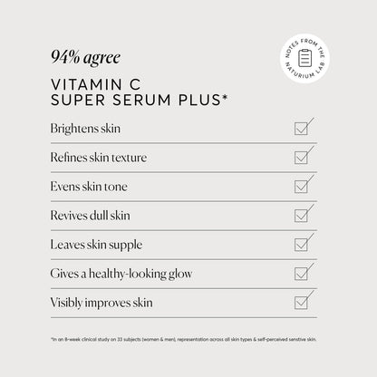 Naturium Vitamin C Super Serum Plus, Smoothing Face Care, plus Retinol, Hyaluronic Acid, Niacinamide & Salicylic Acid, 1 oz Naturium