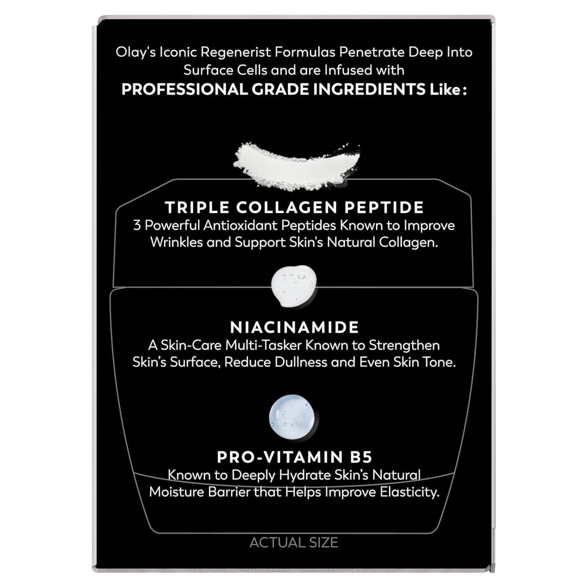 Olay Face Moisturizer, Regenerist Micro-Sculpting Cream for Women, Fragrance-Free - Anti-Aging, Anti-Wrinkle, Firming Skin Care - Triple Collagen Cream, Peptide, Hyaluronic Acid, Niacinamide, 2.6oz Olay