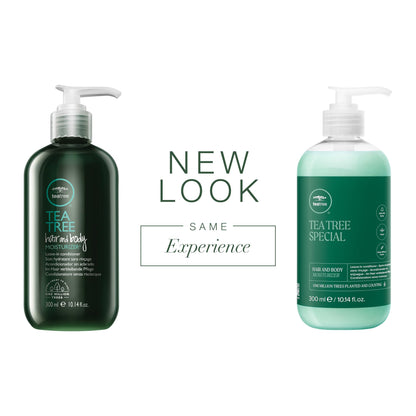 Tea Tree Hair and Body Moisturizer Leave-In Conditioner, Body Lotion, After-Shave Cream, For All Hair + Skin Types, 10.14 fl. oz. Tea Tree