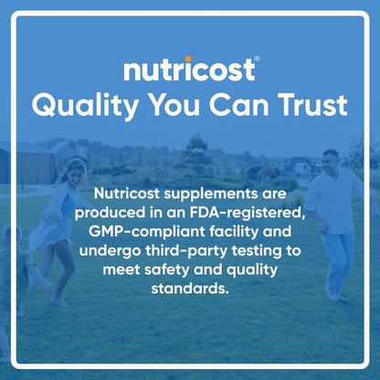 Nutricost Citrus Bergamot Capsules 1,200mg, 120 Capsules - 25:1 Bergamot Extract - 60 Servings, Gluten Free, Vegan & Non-GMO Nutricost