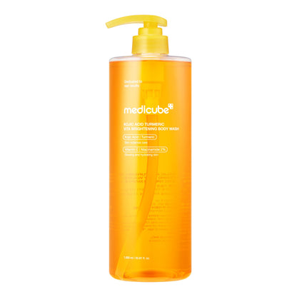 medicube Kojic Acid Turmeric Brightening Body Wash, 33.81 fl.oz medicube