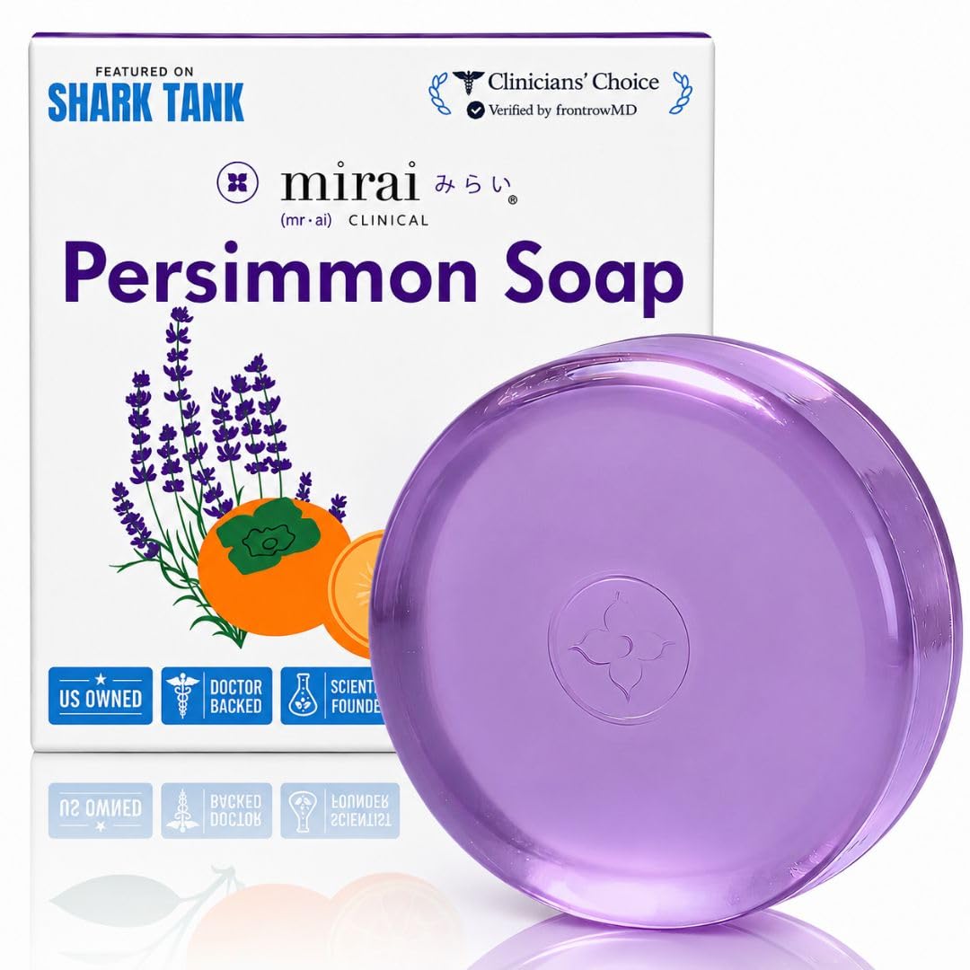 Mirai Clinical Persimmon Soap for Old People Smell, Nonenal® Odor Solution Mirai