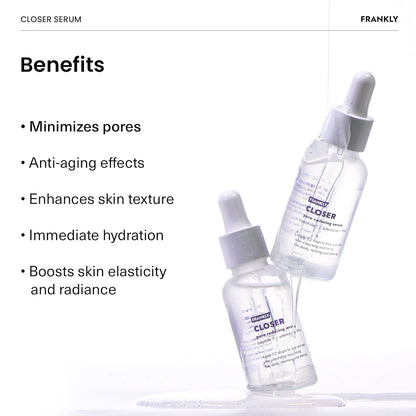 FRANKLY Closer Serum | Pore Minimizer Serum | 1.01 fl oz FRANKLY