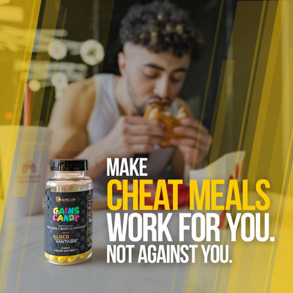 ALPHA LION Gains Candy, Pills that Support Weight Loss, Energy Supplements, 100% Natural Extract, Calorie Burning, Regulates Healthy Metabolism, 60 Capsules (Fat Loss - CaloriBurn®)