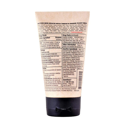 Thrive Natural Care Reef Safe Sunscreen SPF50 - Hawaii 104 Reef Act Compliant - Mineral Sunscreen Non-Nano Zinc Oxide - Vegan, (5.8 Oz (Pack of 1)) Thrive Natural Care