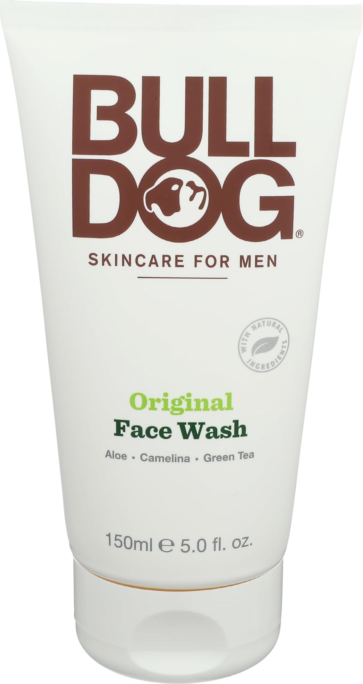 BULLDOG Mens Skincare and Grooming, Original Face Wash, 5 Fluid Ounce Bulldog Skincare for Men