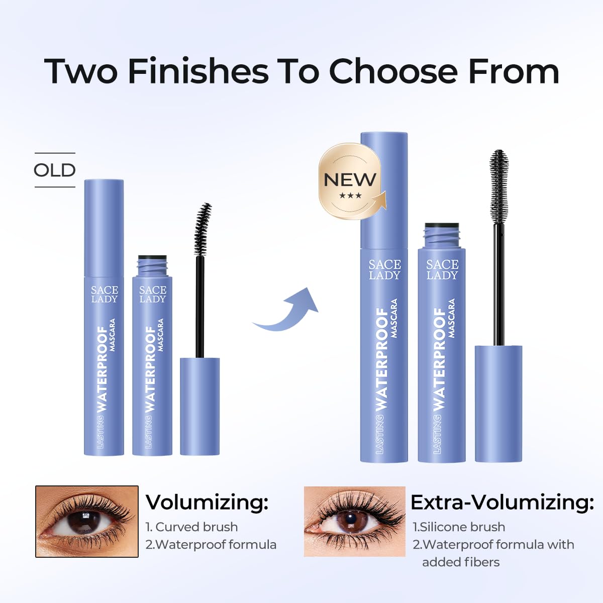 SACE LADY Black Mascara, Extra Volume Lengthening Eyelashes Mascara SACE LADY