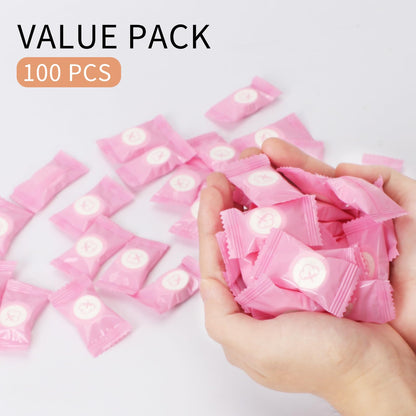 Compressed Towel - 100 PCS Mini Tablets Disposable Portable Face Towel,Soft Classycoo