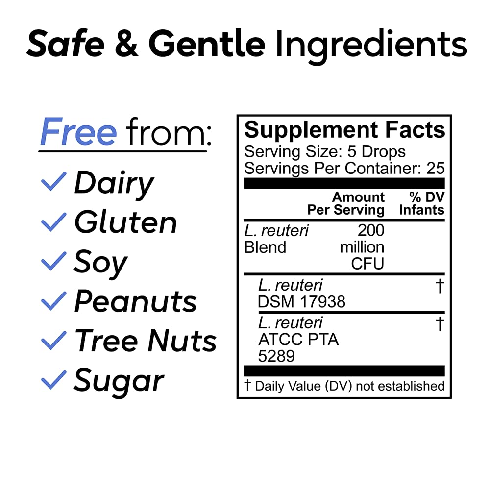 BioGaia Nurture & Grow for Toddlers | Ages 1+ | Liquid Probiotic | Allergen-Free | Triple-Benefit Probiotic for Kids | Digestive Health BioGaia