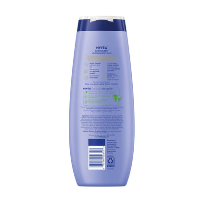 NIVEA Nourishing Shea Butter Body Wash, Nourishing Serum, 20 FL OZ NIVEA