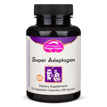 Dragon Herbs Super Adaptogen | All Natural Supplement to Support Well-Being, Mood, Immune Function, Strong Adaptive Response | All Natural Ingredients, Non-GMO (100 Capsules, 500 mg Per Capsule)” Dragon Herbs buy australia supplements