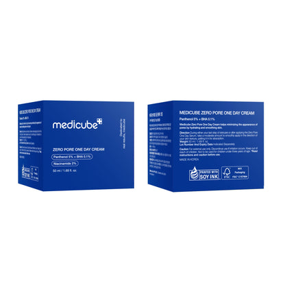 medicube Zero Pore One-Day Cream - Moisturizer for Pore & Oily Skin medicube