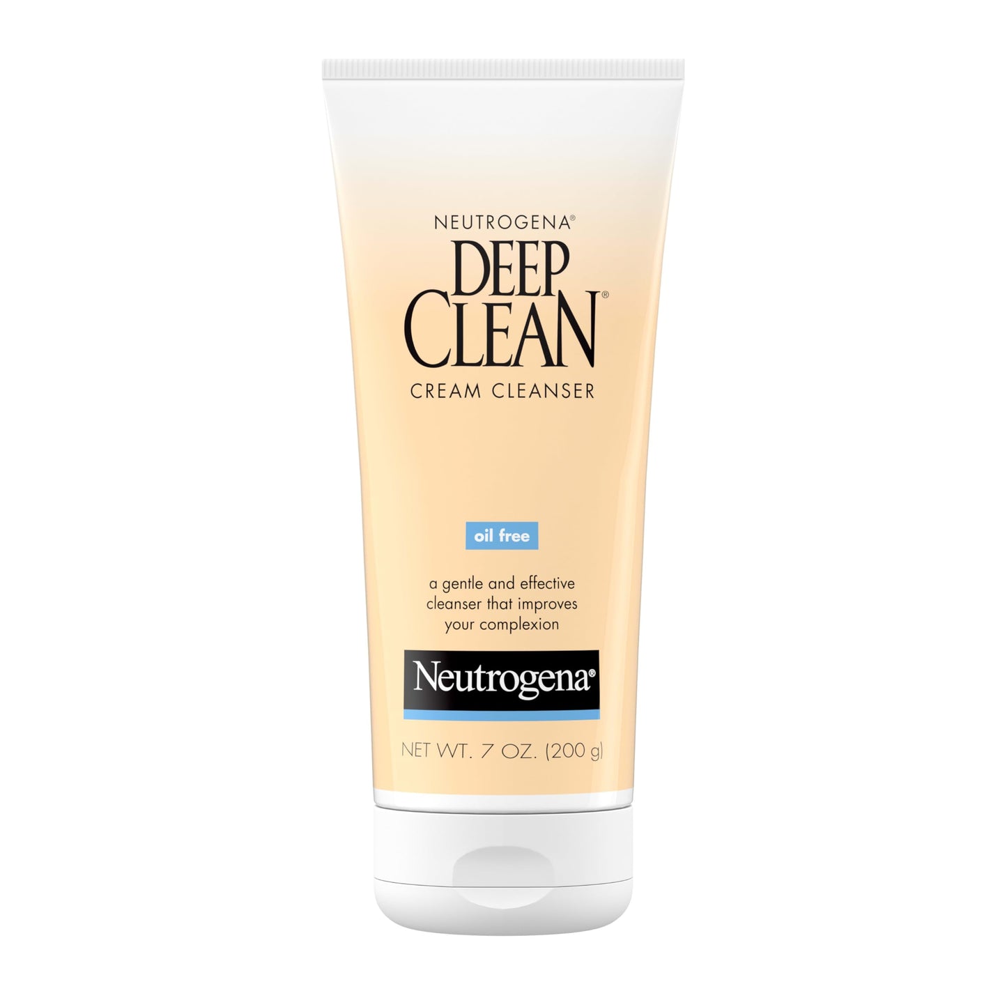 Neutrogena Deep Clean Daily Facial Cream Cleanser with Beta Hydroxy Acid to Remove Dirt Neutrogena