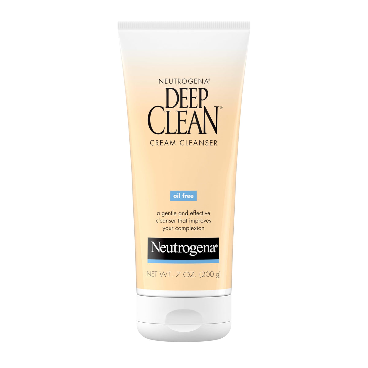 Neutrogena Deep Clean Facial Cream Cleanser, 7 fl. oz Neutrogena