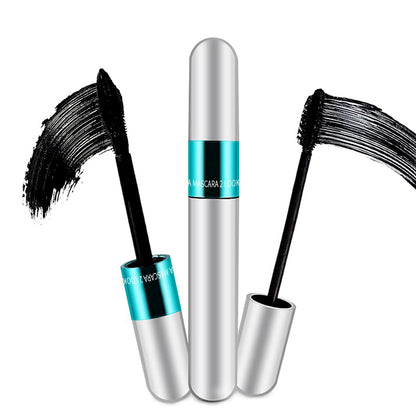 2 Pack 2 in 1 5x Longer Washable Mascara, Waterproof Lash Cosmetics Natural KUNSHNBEI