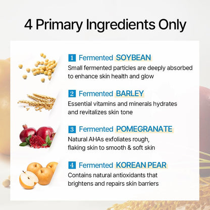 mixsoon Bean Essence Exfoliating, Snail Mucin Moisturizer for Hydrating, Fermented Bean Extract, Gentle Formula mixsoon