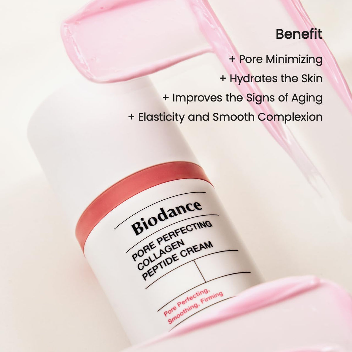 BIODANCE Pore Perfecting Collagen Peptide Cream, Hydrating, Plumping, Pore Care, Firming Facial Moisturizer, Korean Skin Care, Self Care Gifts for Women | 1.69 fl. oz. BIODANCE